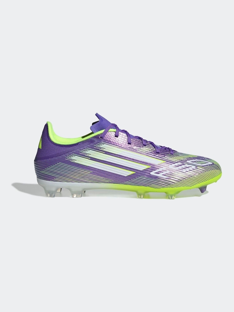 adidas Purple/White Adult F50 League Firm/Multi Ground Boots - Image 2 of 13 adidas Purple/White Adult F50 League Firm/Multi Ground Boots - Image 2 of 13