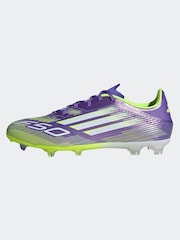 adidas Purple/White Adult F50 League Firm/Multi Ground Boots - Image 4 of 13