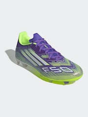 adidas Purple/White Adult F50 League Firm/Multi Ground Boots - Image 8 of 13