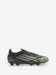 adidas Black/Grey Adult F50 League Firm/Multi Ground Boots - Image 1 of 13
