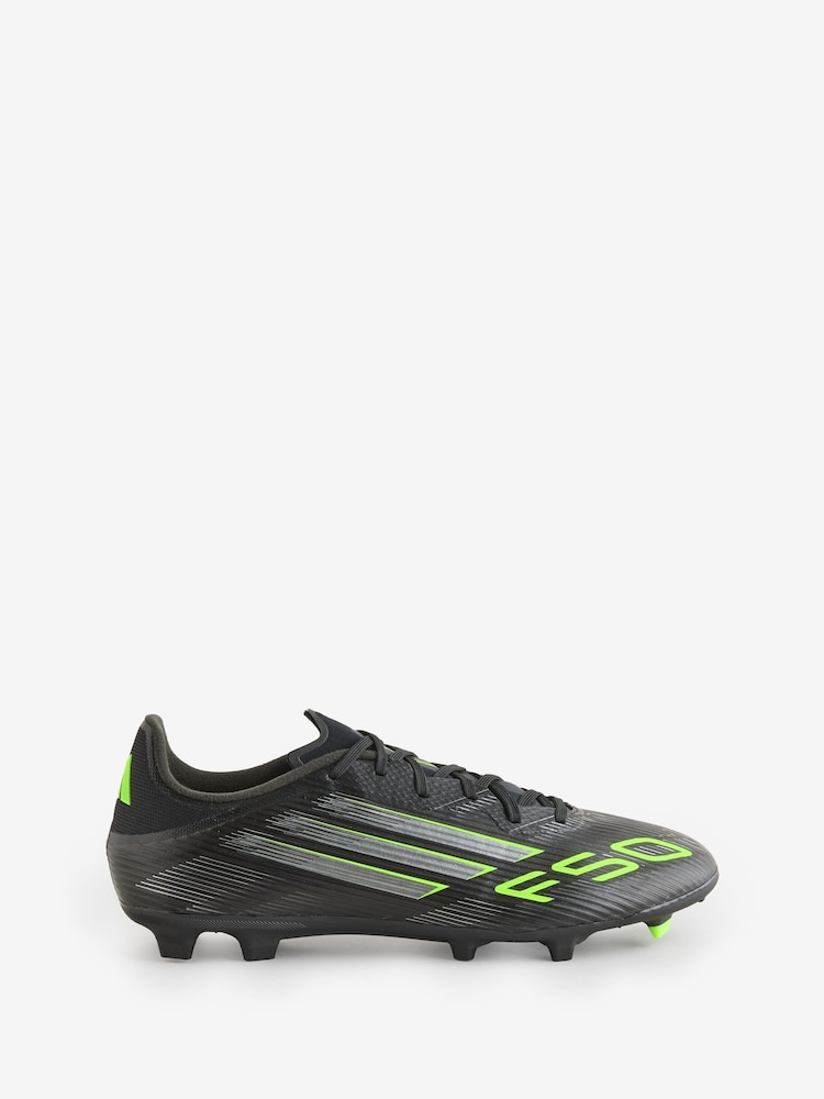 adidas Black/Grey Adult F50 League Firm/Multi Ground Boots - Image 1 of 13