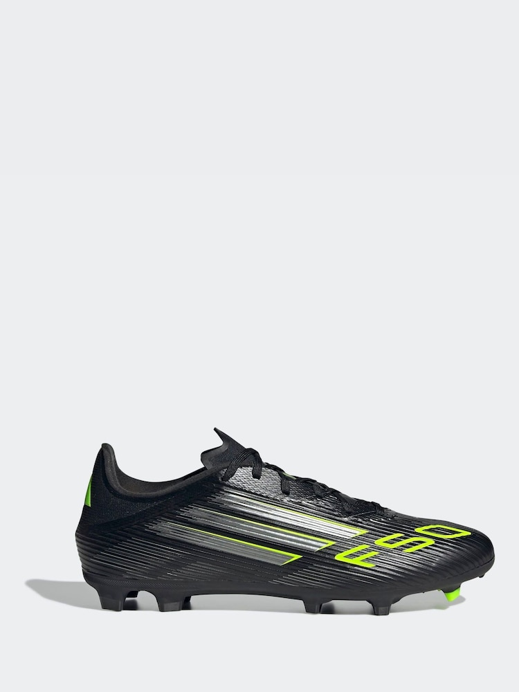 adidas Black/Grey Adult F50 League Firm/Multi Ground Boots - Image 2 of 13