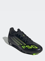 adidas Black/Grey Adult F50 League Firm/Multi Ground Boots - Image 4 of 13