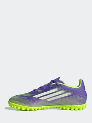 adidas Purple/White Adult F50 Club Turf Boots - Image 7 of 12