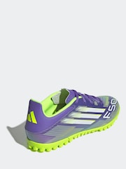 adidas Purple/White Adult F50 Club Turf Boots - Image 9 of 12