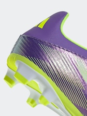 adidas Purple/White Adult F50 Club Firm/Multi Ground Boots - Image 9 of 10