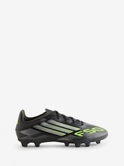 adidas Black/Grey Adult F50 Club Firm/Multi Ground Boots - Image 1 of 13