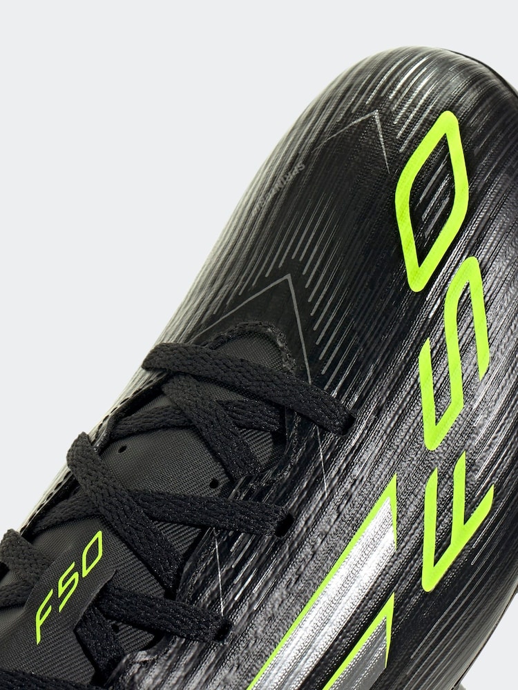 adidas Black/Grey Adult F50 Club Firm/Multi Ground Boots - Image 13 of 13