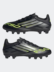 adidas Black/Grey Adult F50 Club Firm/Multi Ground Boots - Image 8 of 13