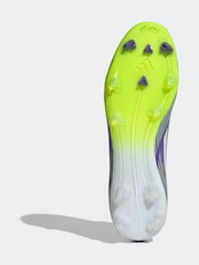 adidas Purple/White Adult F50 League Mid Firm Ground Boots - Image 9 of 11