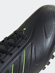 adidas Black/Grey Adult Copa Pure 3 Club Turf Boots - Image 9 of 10