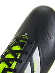 adidas Black/White Adult Copa Pure 3 Club Firm/Multi Ground Boots - Image 6 of 10