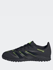 adidas Black/Grey Kids Predator Club Turf Boots - Image 2 of 12