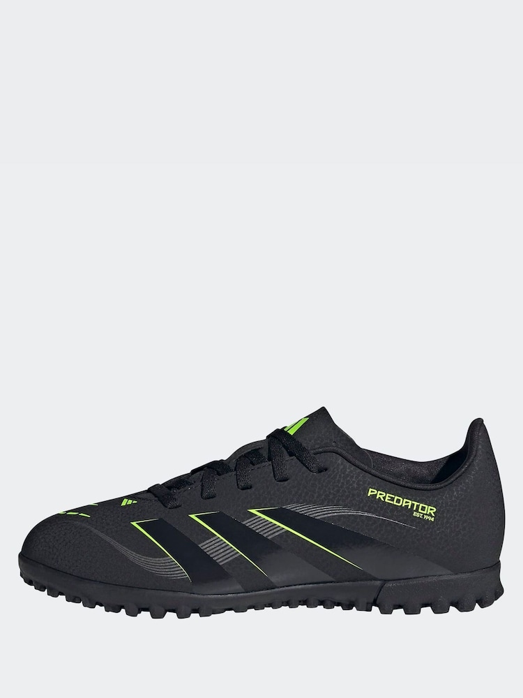 adidas Black/Grey Kids Predator Club Turf Boots - Image 2 of 12