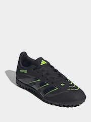 adidas Black/Grey Kids Predator Club Turf Boots - Image 4 of 12