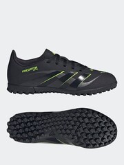 adidas Black/Grey Kids Predator Club Turf Boots - Image 8 of 12