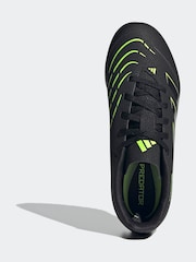 adidas Black/Grey Kids Predator Club Turf Boots - Image 9 of 12