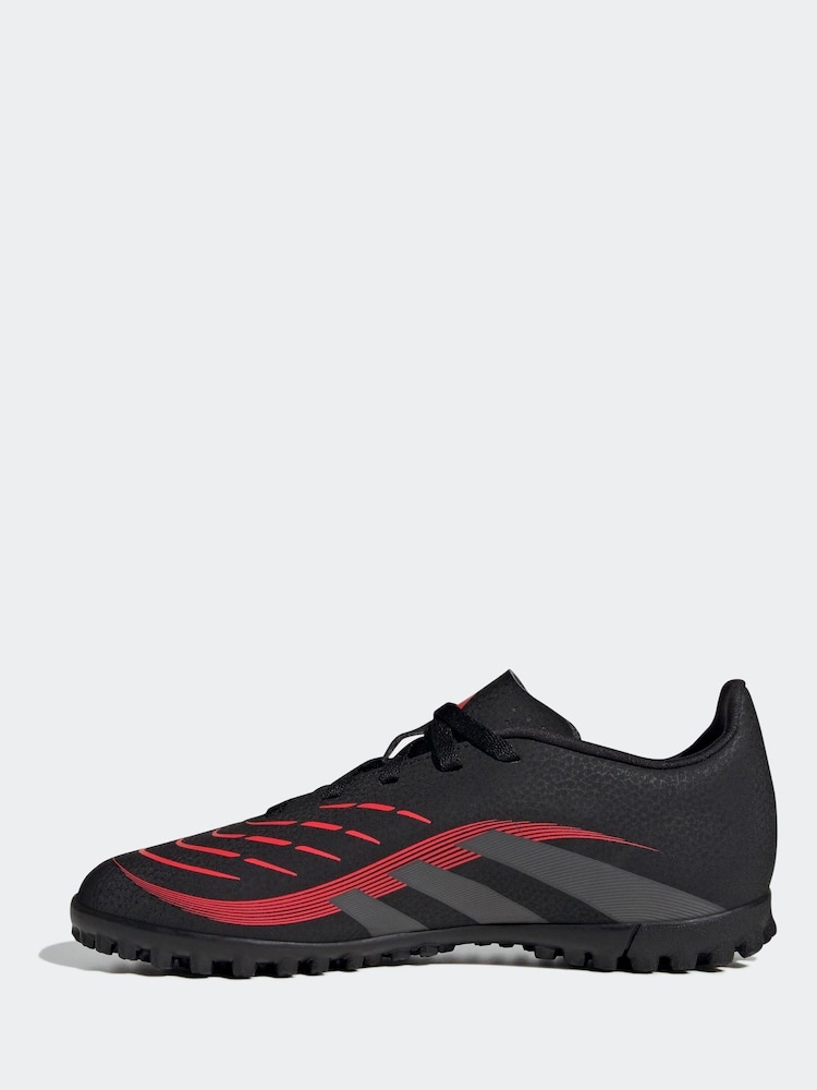 adidas Black/Grey Kids Predator Club Turf Boots - Image 2 of 10