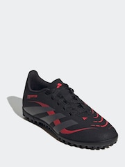 adidas Black/Grey Kids Predator Club Turf Boots - Image 4 of 10
