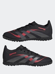 adidas Black/Grey Kids Predator Club Turf Boots - Image 6 of 10
