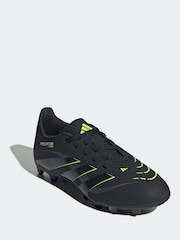 adidas Black/Grey Kids Predator Club Firm/Multi Ground Boots - Image 2 of 10