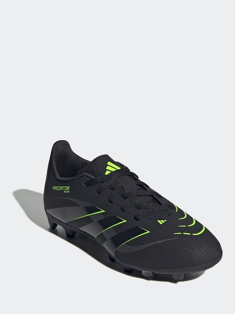 adidas Black/Grey Kids Predator Club Firm/Multi Ground Boots - Image 2 of 10