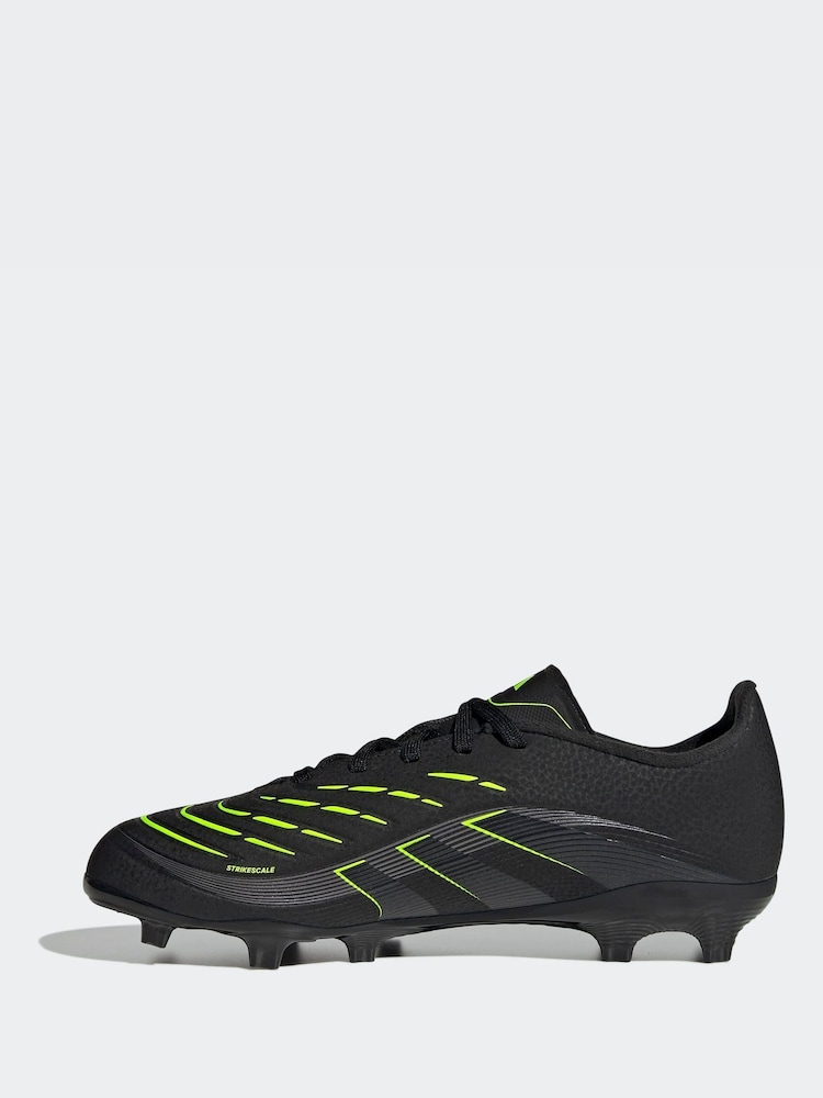 adidas Black/Grey Kids Predator League Firm/Multi Ground Boots - Image 2 of 12