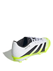 adidas White/Lemon Kids Predator League Firm/Multi Ground Boots - Image 6 of 10