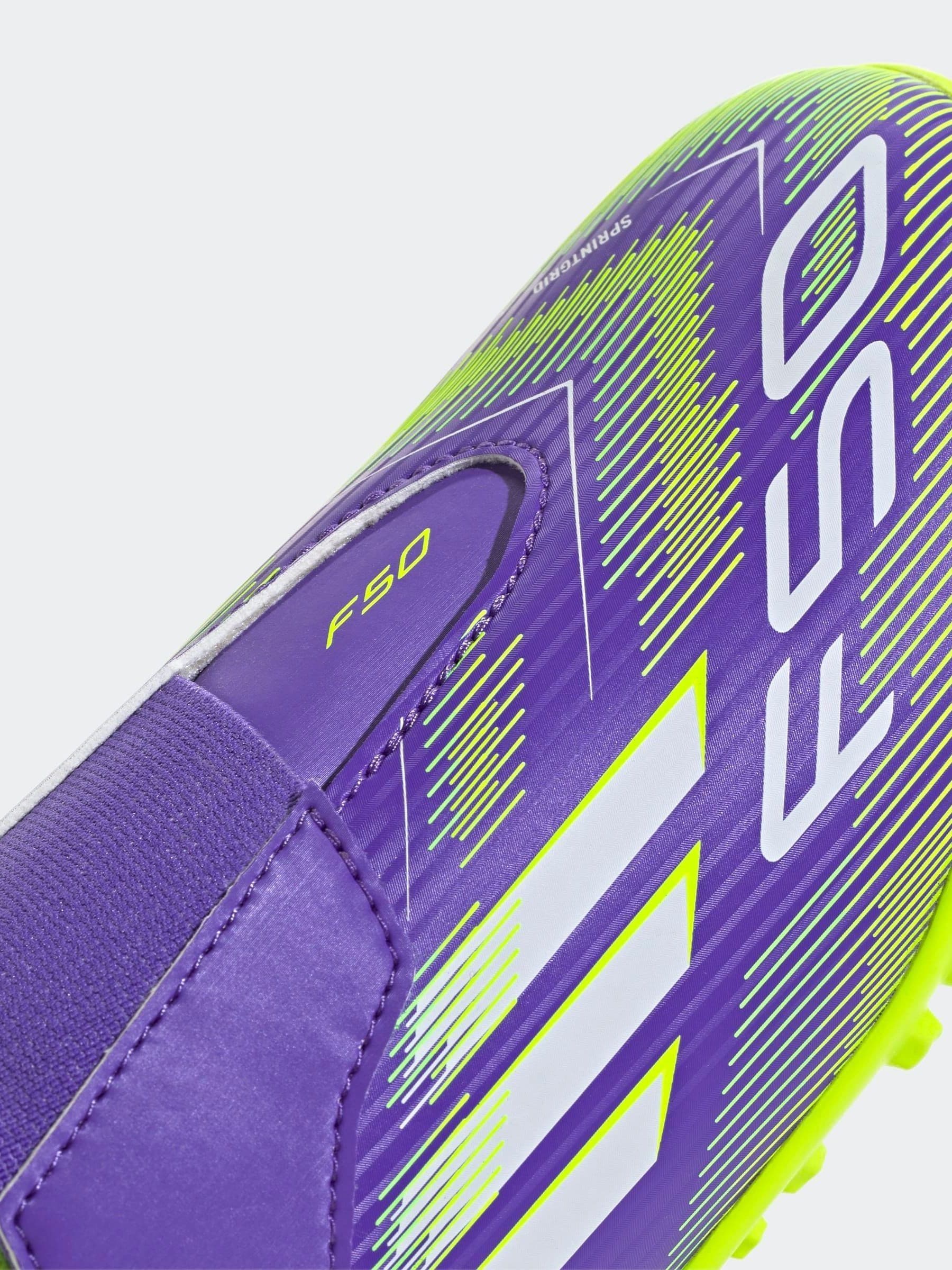 Buy adidas Purple/White Kids F50 Club Hook and Loop Firm/Multi