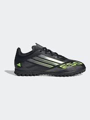adidas Black/Grey Kids F50 Club Turf Boots - Image 1 of 11