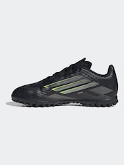 adidas Black/Grey Kids F50 Club Turf Boots - Image 2 of 11