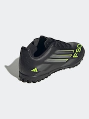 adidas Black/Grey Kids F50 Club Turf Boots - Image 4 of 11