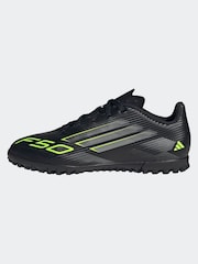 adidas Black/Grey Kids F50 Club Turf Boots - Image 5 of 11