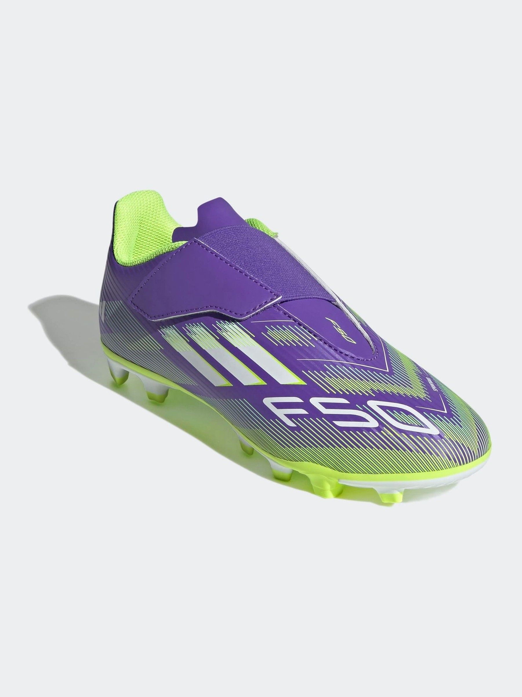 Buy adidas Purple/White Kids F50 Club Hook and Loop Firm/Multi