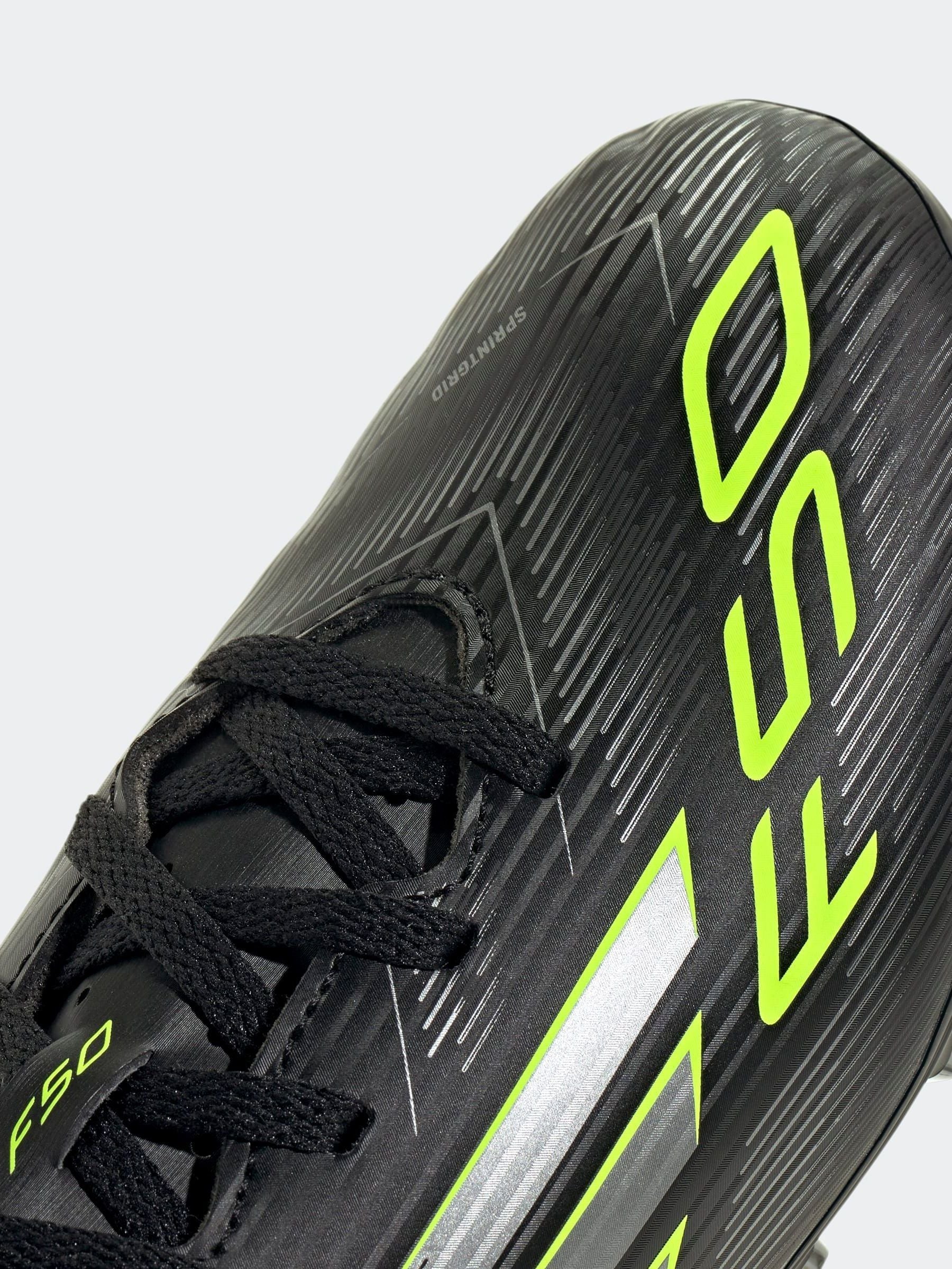 Buy adidas Black/Grey Kids F50 Club Firm/Multi-Ground Boots from