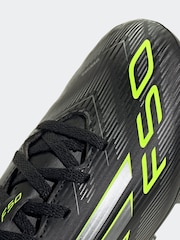 adidas Black/Grey Kids F50 Club Firm/Multi-Ground Boots - Image 11 of 12