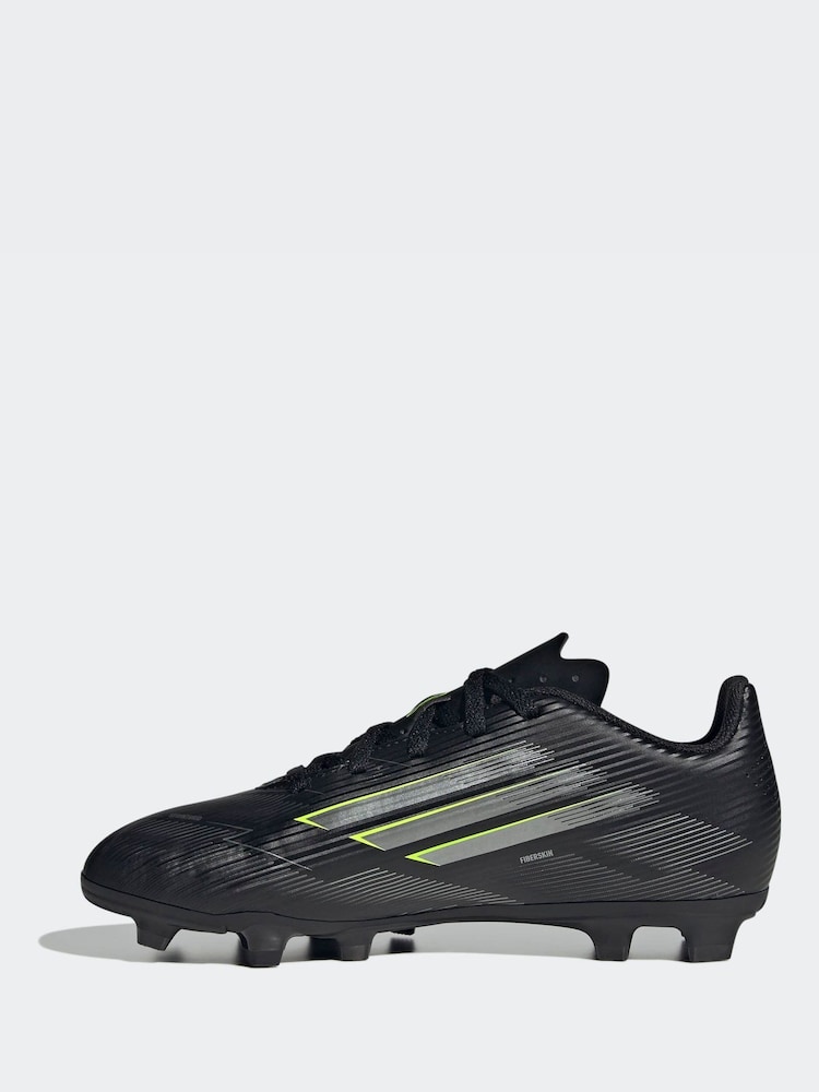 adidas Black/Grey Kids F50 Club Firm/Multi-Ground Boots - Image 2 of 12
