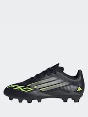 adidas Black/Grey Kids F50 Club Firm/Multi-Ground Boots - Image 3 of 12