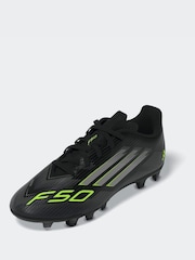adidas Black/Grey Kids F50 Club Firm/Multi-Ground Boots - Image 6 of 12