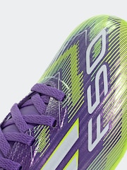adidas Purple/White Kids F50 League Firm/Multi Ground Boots - Image 11 of 12