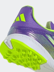 adidas Purple/White Kids F50 League Turf Boots - Image 10 of 11