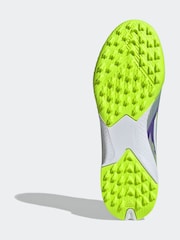 adidas Purple/White Kids F50 League Turf Boots - Image 6 of 11