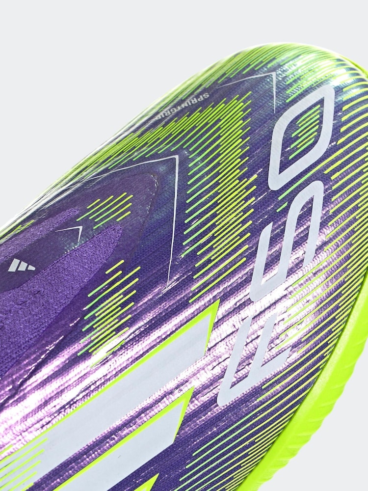 adidas Purple/White Kids F50 League Laceless Firm/Multi Ground Boots - Image 10 of 10 adidas Purple/White Kids F50 League Laceless Firm/Multi Ground Boots - Image 10 of 10