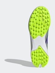 adidas Purple/White Kids F50 League Laceless Firm/Multi Ground Boots - Image 8 of 10