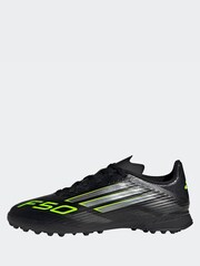 adidas Black/Grey Kids F50 League Turf Boots - Image 5 of 12