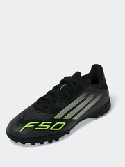 adidas Black/Grey Kids F50 League Turf Boots - Image 6 of 12