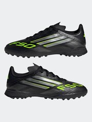 adidas Black/Grey Kids F50 League Turf Boots - Image 8 of 12