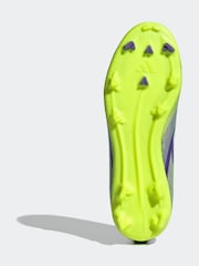 adidas Purple/White Kids F50 League Laceless Turf Boots - Image 8 of 11