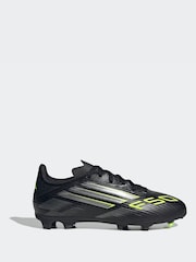 adidas Black/Grey Kids F50 League Firm/Multi Ground Boots - Image 1 of 12