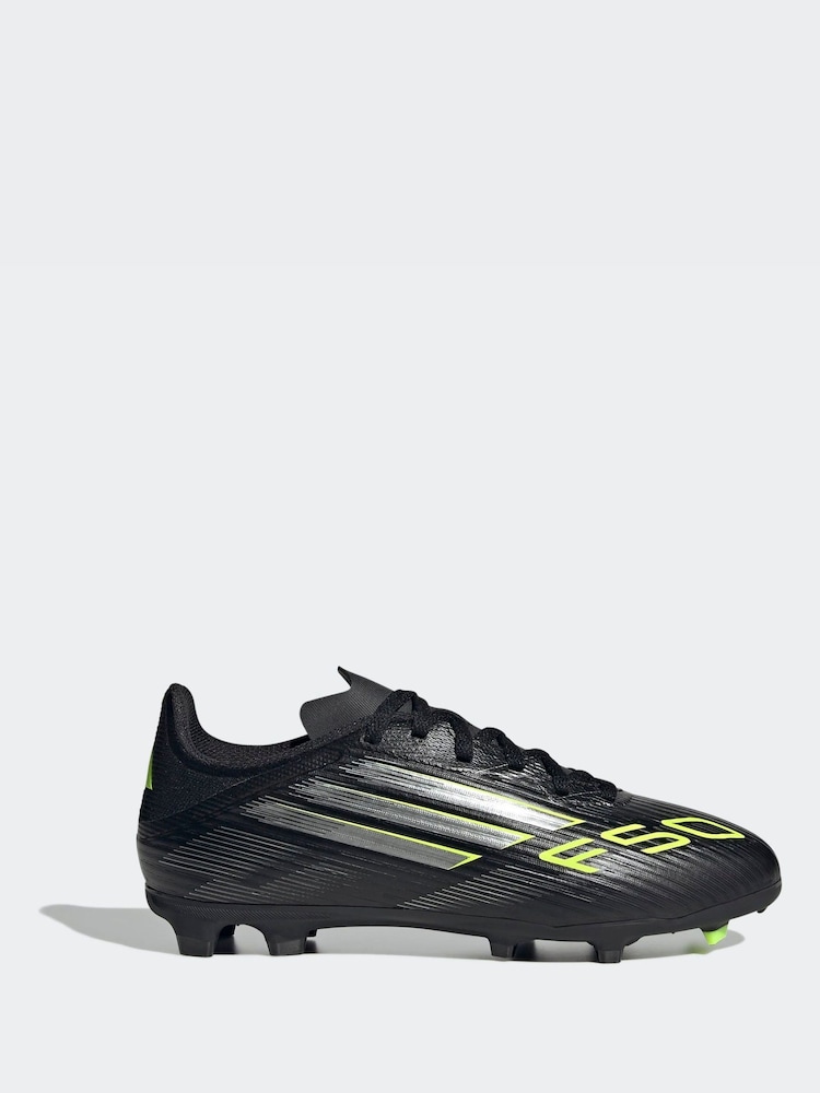 adidas Black/Grey Kids F50 League Firm/Multi Ground Boots - Image 1 of 12